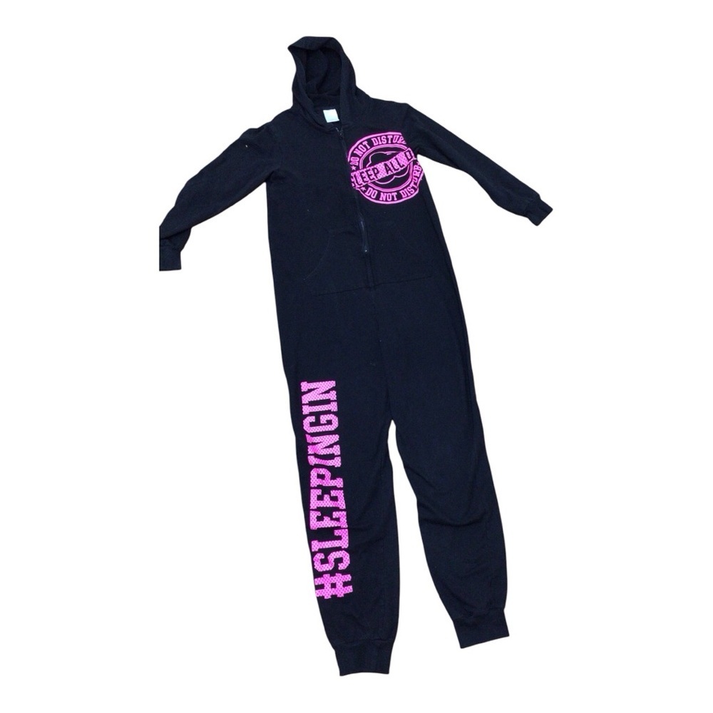 Secret Treasures Black and Pink Pajama Onesie